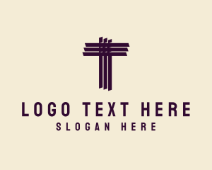 Cross - Generic Professional Agency Letter T logo design