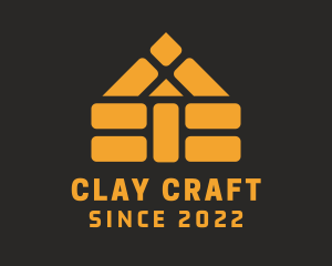 Clay - Masonry Brick House logo design