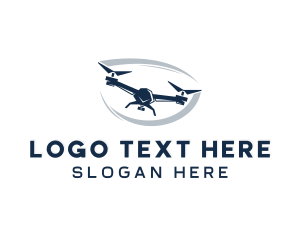 Drone - Drone Copter Tech logo design