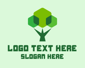 Geometrical - Modern Geometric Tree logo design