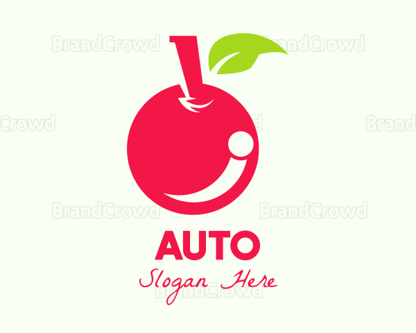 Sweet Red Cherry Logo