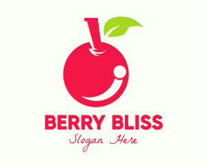 Berries - Sweet Red Cherry logo design