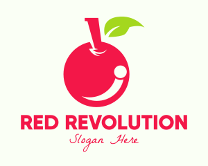 Sweet Red Cherry logo design