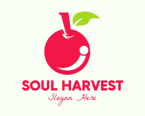 Sweet Red Cherry logo design