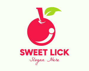 Sweet Red Cherry logo design