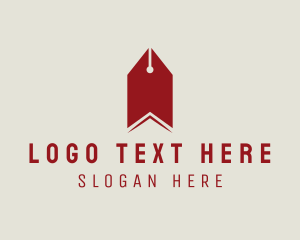 Pen Tool - Simple Pen Writer logo design