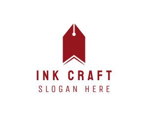 Simple Ink Pen Writer  logo design