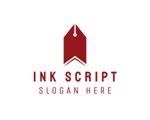 Simple Ink Pen Writer  logo design