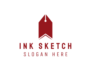 Simple Ink Pen Writer  logo design