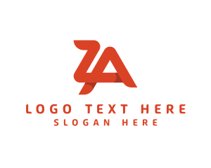 Professional - Corporate Studio Letter ZA logo design