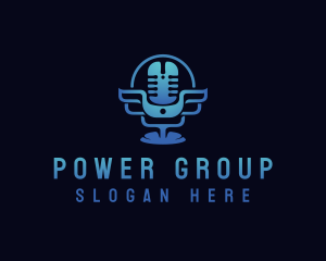 Podcast Mic Studio Logo