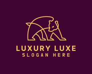 Wild Bear Luxury logo design