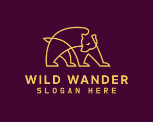 Wild Bear Luxury logo design