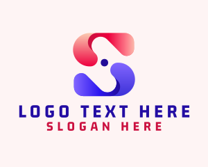 Digital Agency - Letter S Gaming Splash logo design