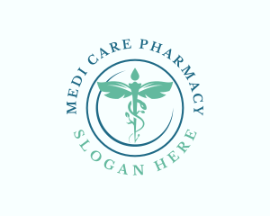 Caduceus Medical Pharmacy  logo design