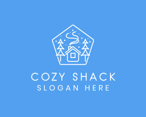 Shack - Winter Snow Home logo design