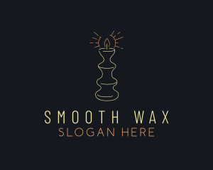 Wax Candle Decoration logo design