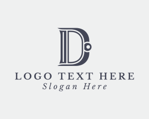 Attorney - Lawyer Legal Advice Firm Letter D logo design