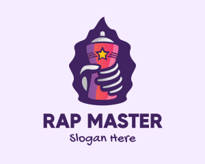 Rap - Graffiti Art Spray Paint logo design