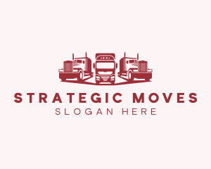 Logistics Fleet Truck logo design