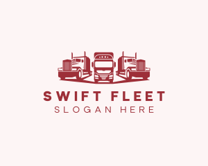 Logistics Fleet Truck logo design