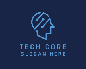 Human Tech Mind logo design