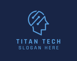 Human Tech Mind logo design