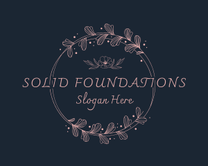 Clothing Line - Floral Hairdresser Beauty logo design