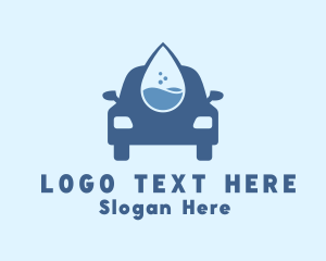 Detergent - Car Wash Water Droplet logo design