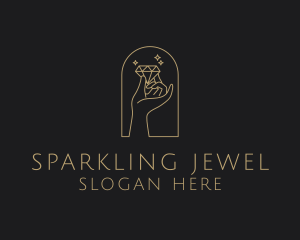 Diamond Hand Accessory  logo design