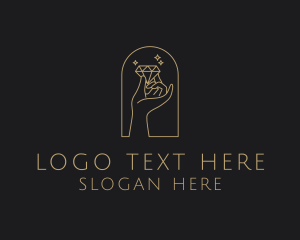 Sophisticated - Diamond Hand Accessory logo design