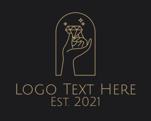Jewellery - Diamond Hand Accessory logo design