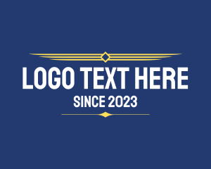 Police - Military Aviation Text logo design