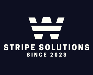 Stripe - Simple Striped Company logo design