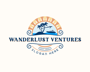 Traveling - Beach Travel Vacation logo design