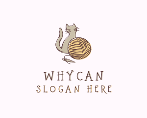 Sewing Cat Yarn Logo