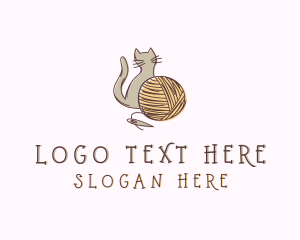 Sewing Cat Yarn Logo