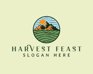 Mountain Field Farm logo design