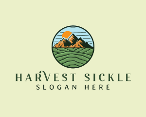 Mountain Field Farm logo design