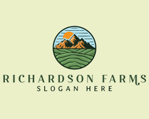 Mountain Field Farm logo design