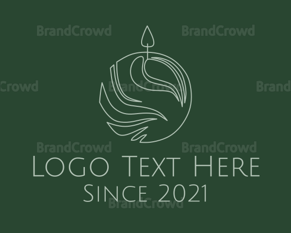 Candle Wax Ball Logo