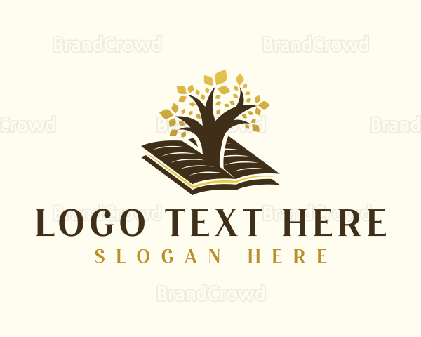 Tree Book Knowledge Logo