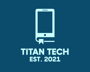 Mobile Book Tech logo design