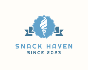 Dairy Ice Cream Snack logo design