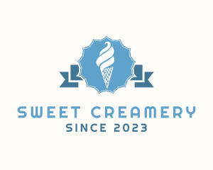 Dairy Ice Cream Snack logo design