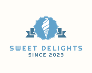 Dairy Ice Cream Snack logo design