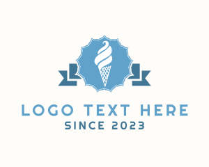 Frosted - Dairy Ice Cream Snack logo design