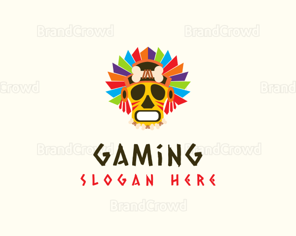 Colorful Festival Mask Logo