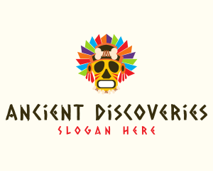 Colorful Festival Mask logo design