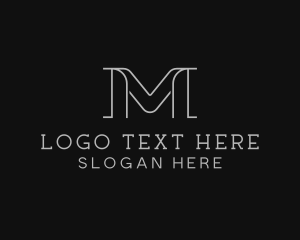 Letter M - Architect Contractor Builder logo design